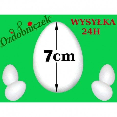 Jajko styropianowe 7cm  IMPORT