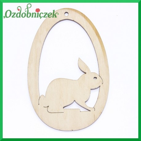 Jajko zawieszka zKróliczkiem nr 4