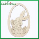 Jajko zawieszka młody Króliczek nr 8