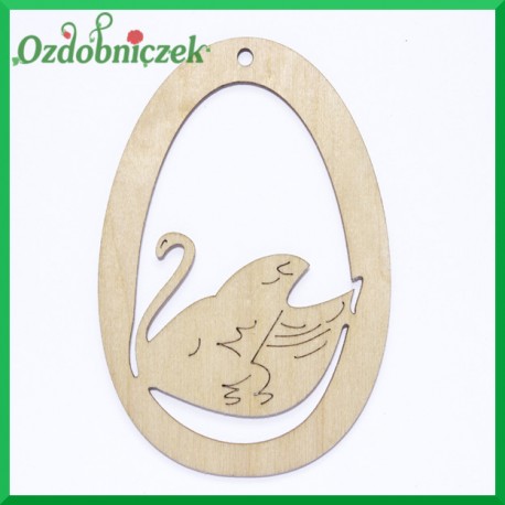 Jajko zawieszka łabądź  nr 12