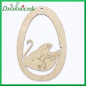 Jajko zawieszka łabądź  nr 12