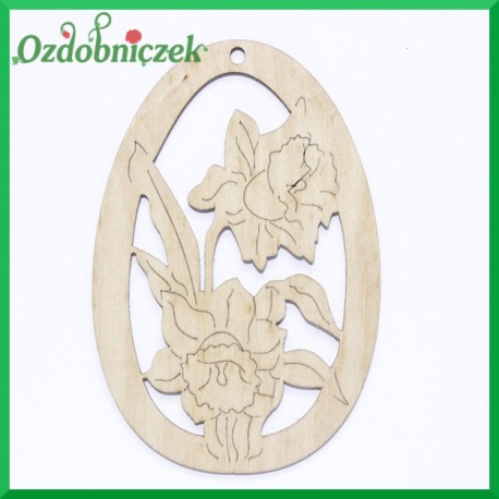 Jajko zawieszka kwiat Żonkile nr 13