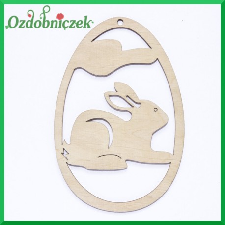 Jajko zawieszka królik nr 23