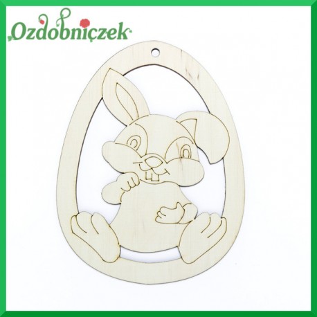 Jajko zawieszka duży zajączek nr 27