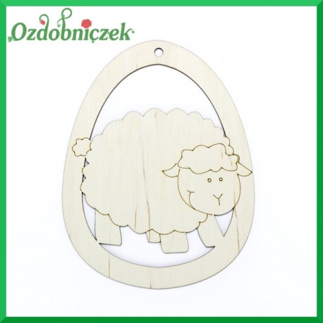 Jajko zawieszka owieczka nr 29