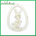 Jajko zawieszka królik staruszek nr 34