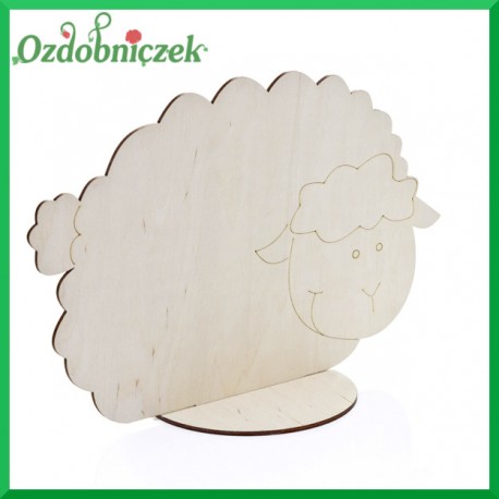 OWCA na podstawce - sklejka ozdobna