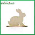 KRÓLICZEK Średni na podstawce - sklejka ozdobna