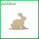 KRÓLICZEK Mały na podstawce - sklejka ozdobna