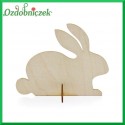 KRÓLICZEK długie uszy na podstawce - sklejka ozdobna