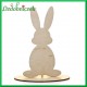 Króliczek stojący na podstawce  - sklejka ozdobna