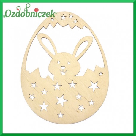 Jajko króliczkek i gwiazdki 