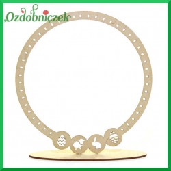 Ozdoba  na podstawce Wielkanoc obrys