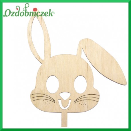 Maska Króliczka na piku sklejka