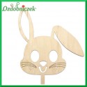 Maska Króliczka na piku sklejka