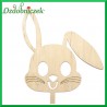 Maska Króliczka na piku sklejka