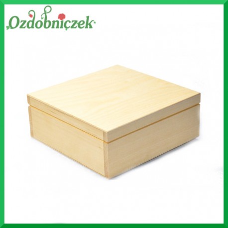 Pudełko drewniane 20x20x8cm