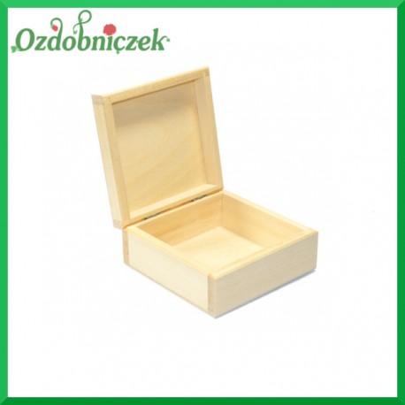 Pudełko drewniane 12x12x5cm