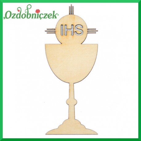 Kielich komunijny IHS