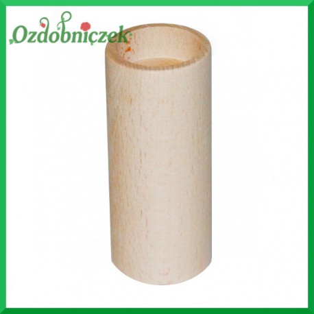 Świecznik drewniany okrągły Mega