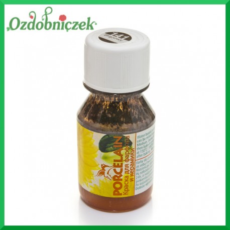 Farba do ceramiki 50ml nr 141 BRĄZOWA