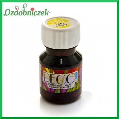 Farba do szkła 30ml nr 110 ŻÓŁTA JASNA