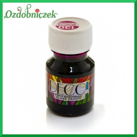 Farba do szkła 30ml nr 130 PURPURA