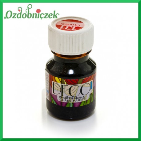 Farba do szkła 30ml nr 131 CYNOBER