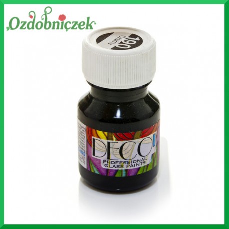 Farba do szkła 30ml nr 190 CZARNA