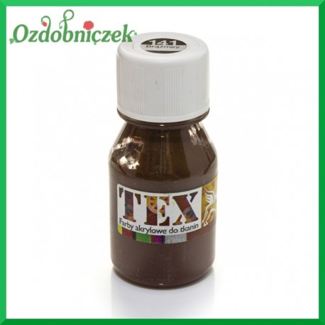 Farba do tkanin 50ml nr 141 BRĄZOWA