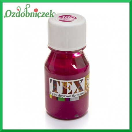 Farba do tkanin 50ml nr 130 PURPURA