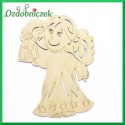 Aniołek dziewczynka z lampką 15cm