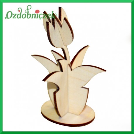 Tulipan na podstawce 3D