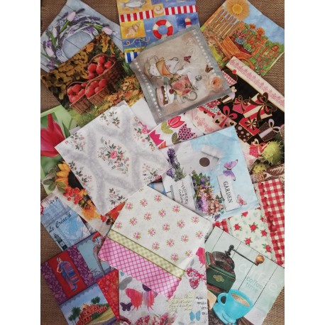 Zestaw serwetek 25szt/mix