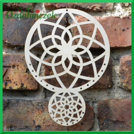 Baza do ŁAPACZA SNÓW ze sklejki DWA KOŁA 20CM