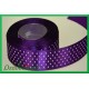 Tasiemka satynowa w kropki 25mm fioletowa/22mb