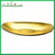 TALERZ ZŁOTY dekoracyjny 1szt.-ŁÓDKA
