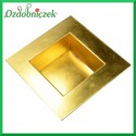 TALERZ/MISA ZŁOTY dekoracyjny 1szt.-20x20cm