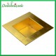 TALERZ/MISA ZŁOTY dekoracyjny 1szt.-20x20cm
