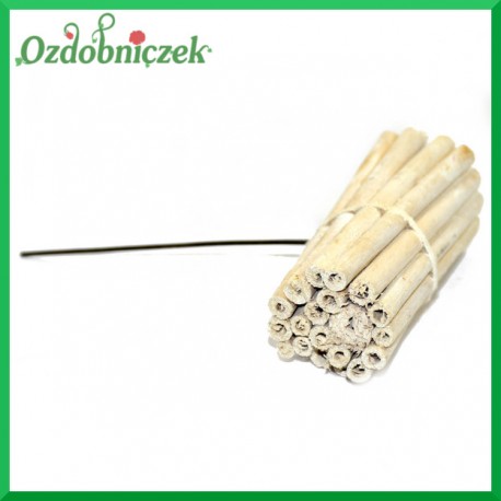 Wiązka patyczków jutowych na piku- WYBIELANA