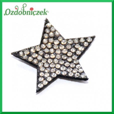 Gwiazdki filcowe z dżetami-6 szt.