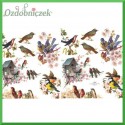 Papier do decoupage KLASYCZNY A4 - A4 D0389 - ptaszki, budka dla ptaków, sikorki