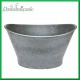MISA OWALNA- doniczka plastikowa grafitowa 