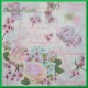 Serwetka do decoupage -pastelowe róże