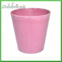 Doniczka plastikowa RÓŻOWA