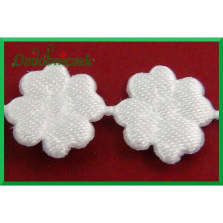 Aplikacje kwiatuszki mini białe