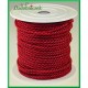 Sznurek oplatany 3,2mm / 1mb bordowy