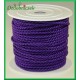 Sznurek oplatany 3,2mm / 1mb fioletowy