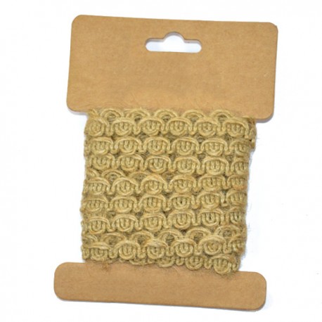 Taśma ślimaczek jutowy naturalny 2mb