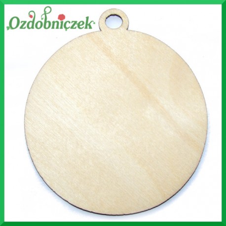 Bombka ze sklejki 8cm